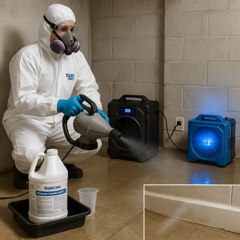 Sanitization and Odor Removal process in Smithtown, NY